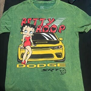 Green Betty Boop Dodge SRT Graphic Tee